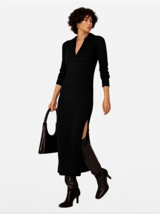 STAUD Dresses & Skirts - New Staud Crown Point Polo Dress in Black